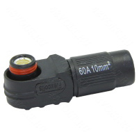 Flexcoils (SurLok) вилка черная 60A (Ф6-10mm2)